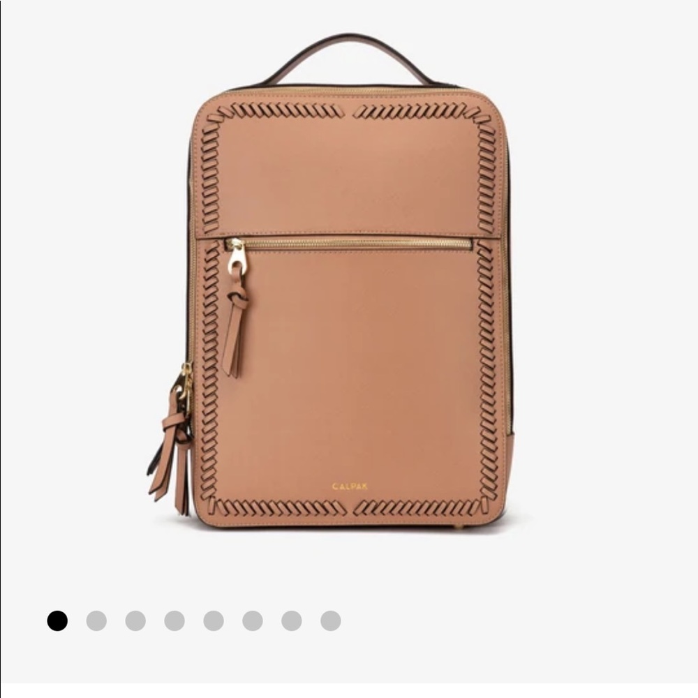 BRAND NEW Calpak Kaya Laptop Backpack/Brown/Faux leather/High Quality/Travel Bag